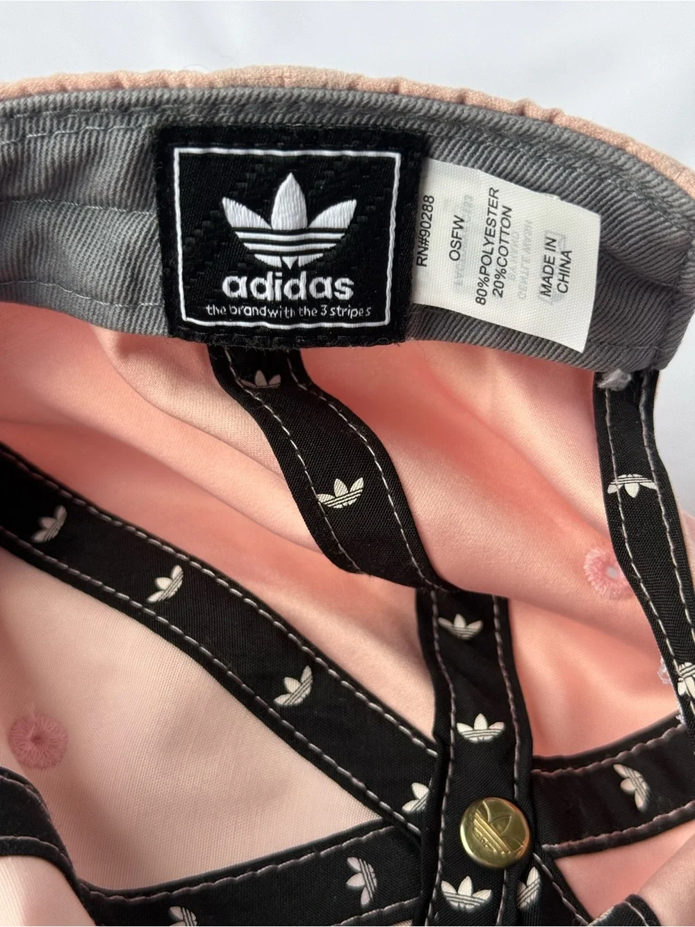 adidas Dusty Rose Suede Baseball Cap